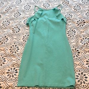 Teal cotton dress